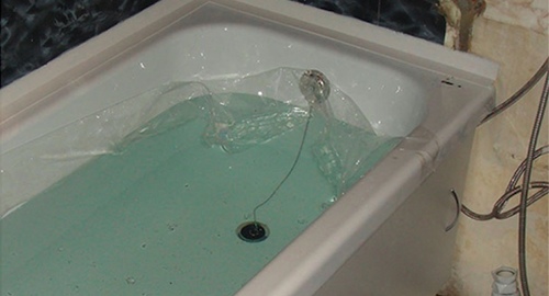 Установкой акрилового вкладыша | Олонец